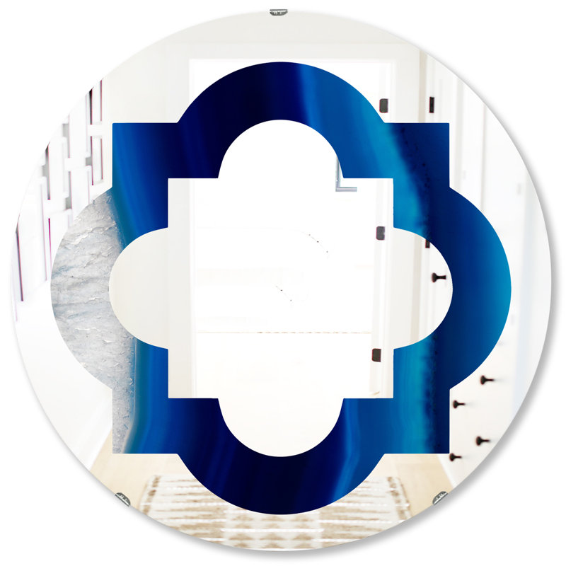 Miroir mural éclectique Quatrefoil, H 31,5 po x l po