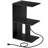 Nikaila 24.4" Tall Narrow End Table with Charging Station and Led Sensor Light,Modern Side Table, Bedside Table, for Small Spaces, Living Room, Bedroom-2030557520