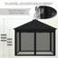 Auvent escamotable, tente instantanée avec lumières solaires à DEL-1422112680