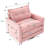 36" Chenille Upholstered Single Swivel Chair-1507872208