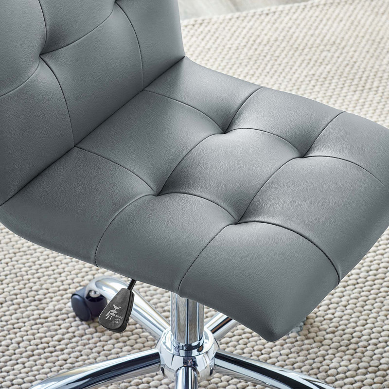Chaise de bureau Modway Prim, Gris