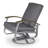 Askar Swivel Powder Coated Aluminum Outdoor Lounge Chair-19643688-19643671-19643686