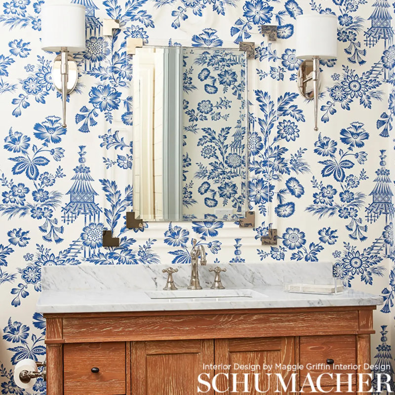 Song Garden Wallpaper, Porcelain