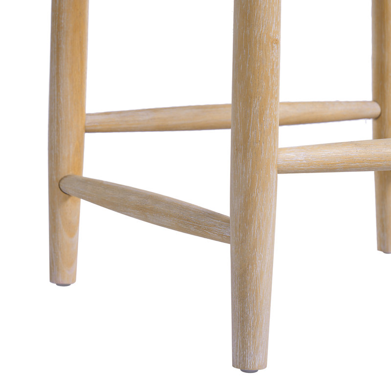 Tabourets de comptoir en bois d'acacia massif Sierra