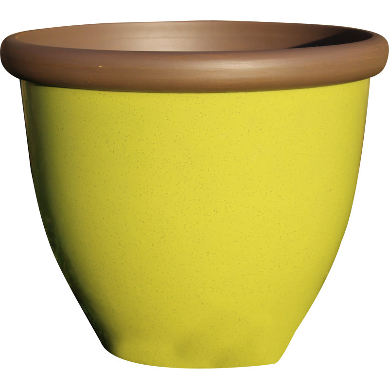 Campuzano Pot Planter, 35cm H x 40cm W x 40cm D, Apple Green