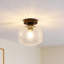 Plafonnier semi-encastré 1 lumière-134567616