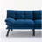 Navy Blue Folding Modern Sofa Bed