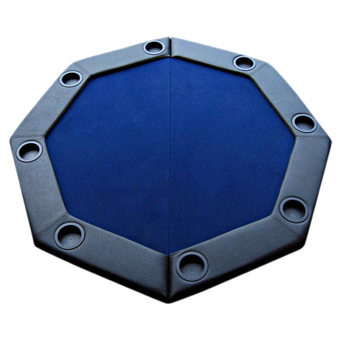 JP Commerce Wood Poker Table Cover, Blue