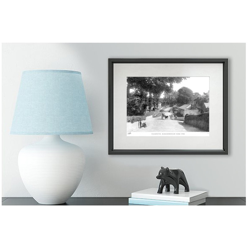 Falmouth, Marlborough Farm 1908 - Single Picture Frame Print, 60cm H x 80cm W x 2.3cm D