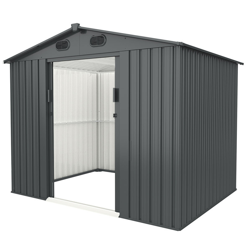 Remise de jardin en métal Chery - Premium 6 pi x 8 pi