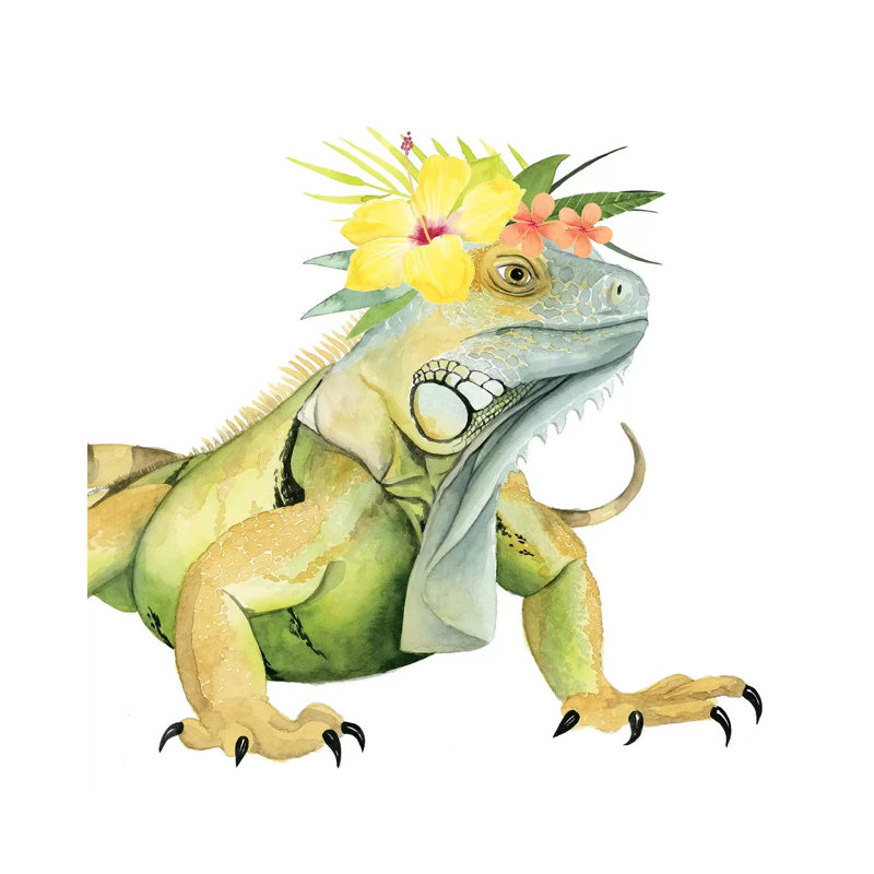 Tropical Halo IV by Grace Popp - Wrapped Canvas Print, 30.48 cm H x 30.48 cm W