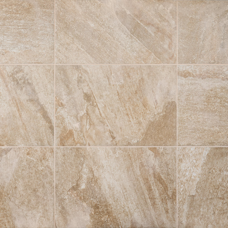 Stonewell 17.32 In. X 25.98 In. Matte Porcelain Floor And Wall Tile (12.48 Sq. Ft. / Case), Sand Beige