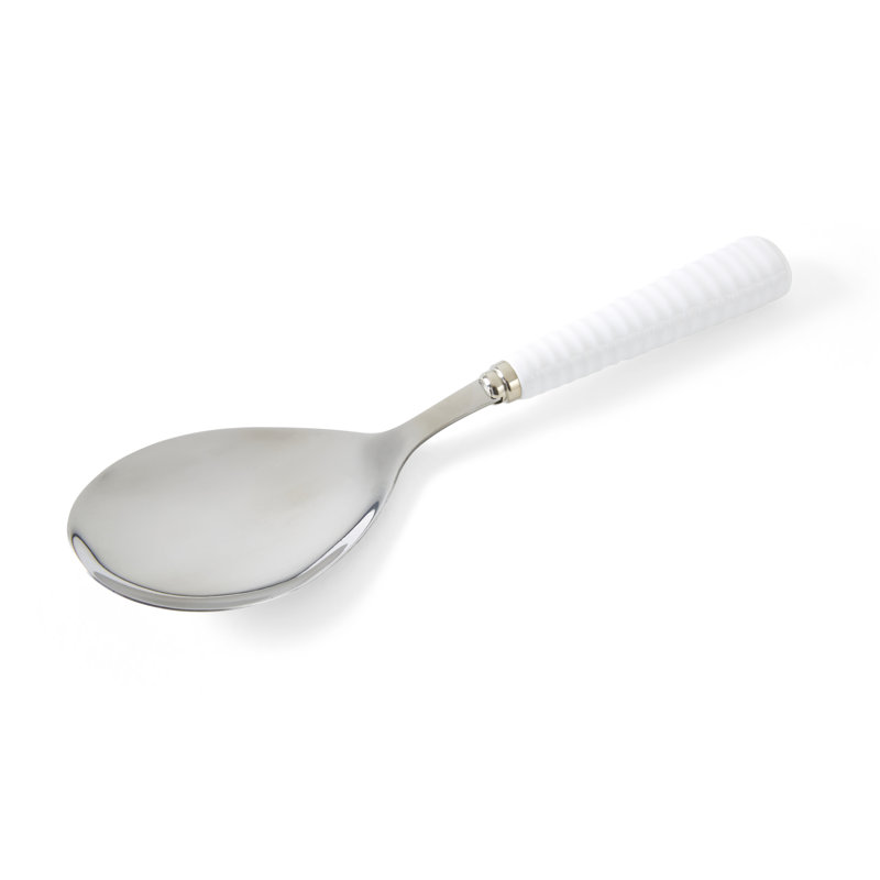 Sophie Conran, White - Silver Serving Spoon