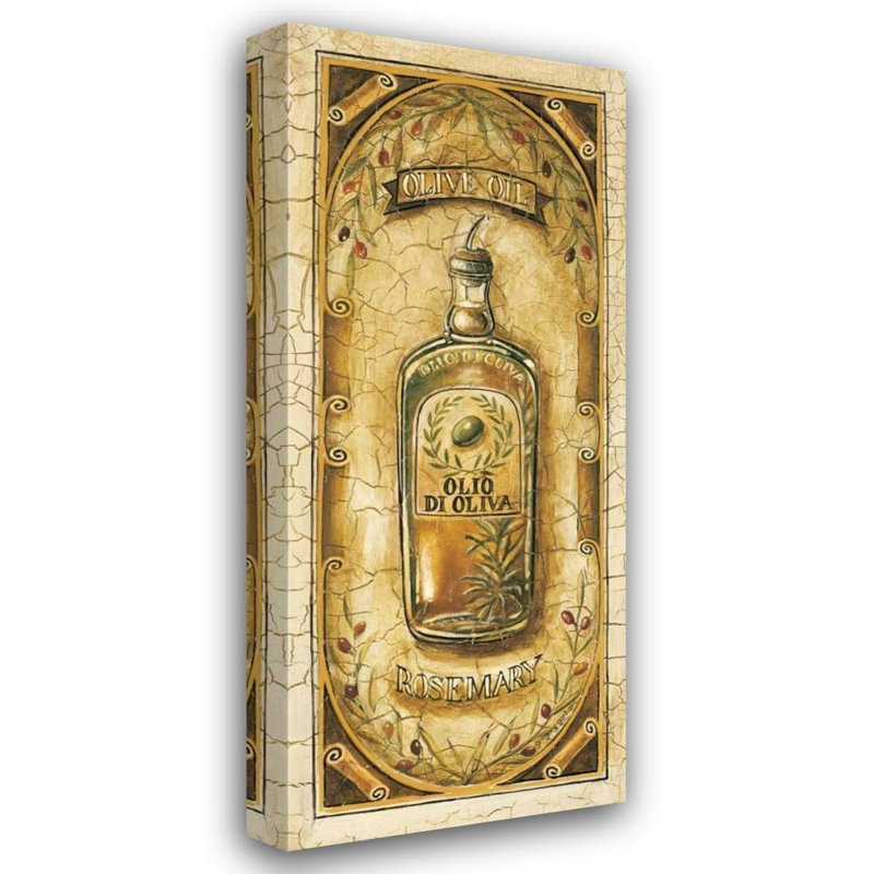 «Red Barrel Studio® Gorham, Gregory», reproduction d'art sur toile tendue: huile d'olive, romarin