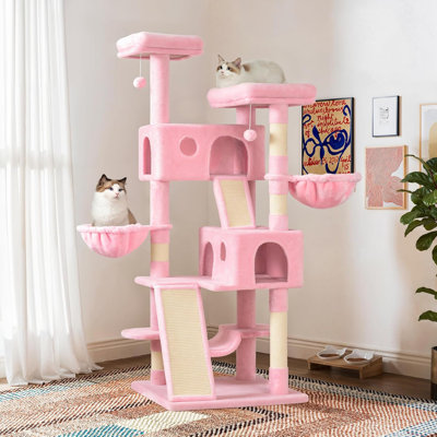 Condo 65 po plus grand avec tour d'arbre à chat pour chatons d'intérieur