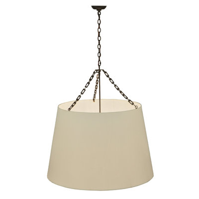 Luminaire suspendu conique large 4 lumières Demille