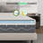 Queen Gel Memory Foam Mattress, Medium Firm Cooling Design, Removable Zipper Cover, Pressure Relief, Mattress in a Box-276697966-276697967
