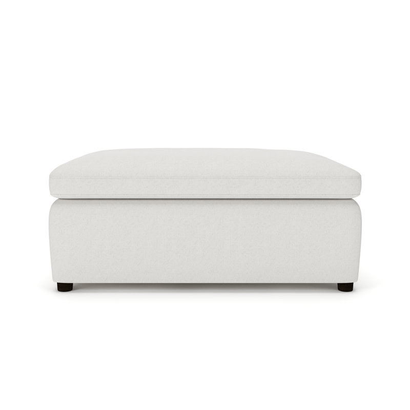 Repose-pieds surdimensionné de 41 po Essex , Natté Macarena beige
