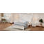 Taille de lit plateforme en bois, lit plateforme de style rétro avec support en lattes de bois-1358397200