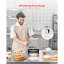 Machine à presser la pâte à pizza électrique en acier inoxydable 6 po