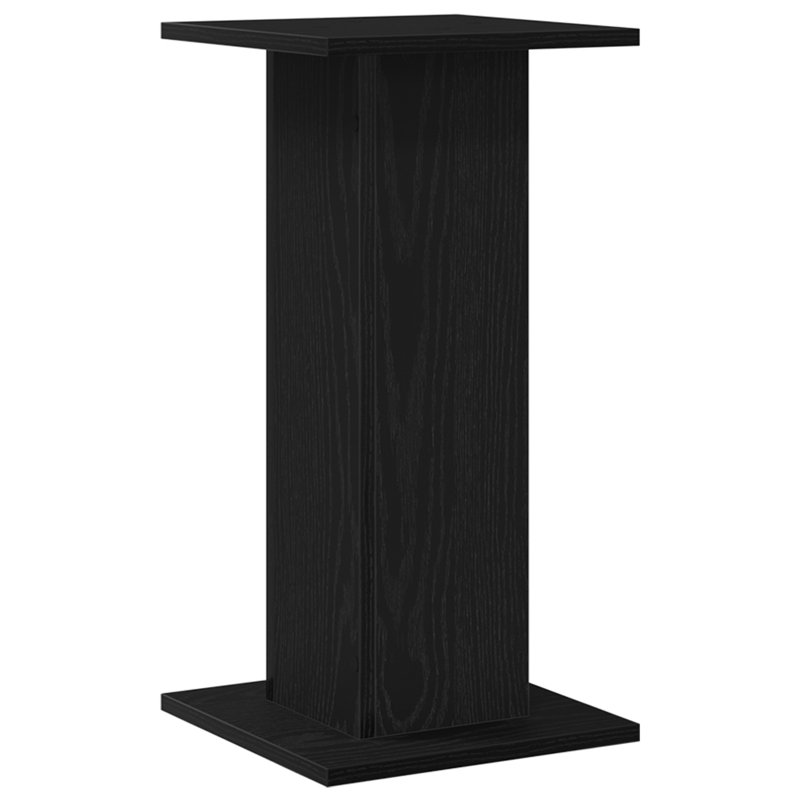 Support pour plante vidaXL 2 pièces chêne noir 11,81 po x 11,81 po x 23,62 po