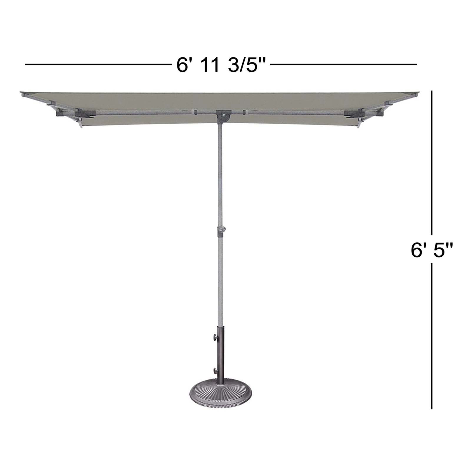 Karlson 83.6'' Outdoor Umbrella, Stone Performance