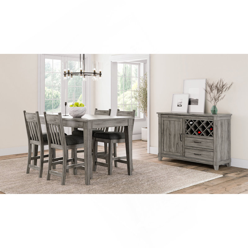 Armoire à vin rustique avec rangement Rustic