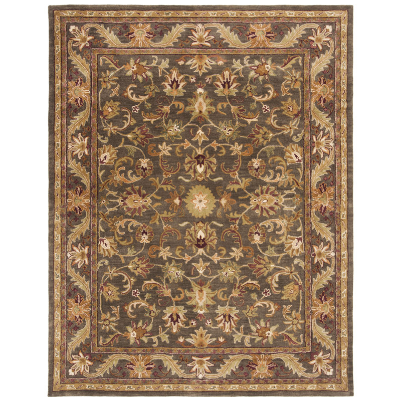 Tapis oriental en laine touffeté à la main Dunbar, Rectangle 4 pi x 6 pi