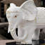 Éléphant en céramique fabriqué à la main