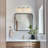 3-Light Dimmable LED Vanity Light with Slider Control
