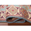 Tapis oriental géométrique Kazak bleu 5 x 6
