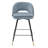 Cliff Swivel Upholstered Counter Stool with Metal Frame-72767076-72767077