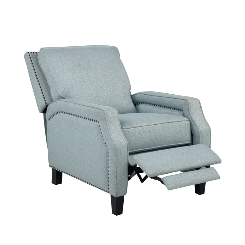 Fauteuil inclinable rembourré 30 po Montour, Lin bleu