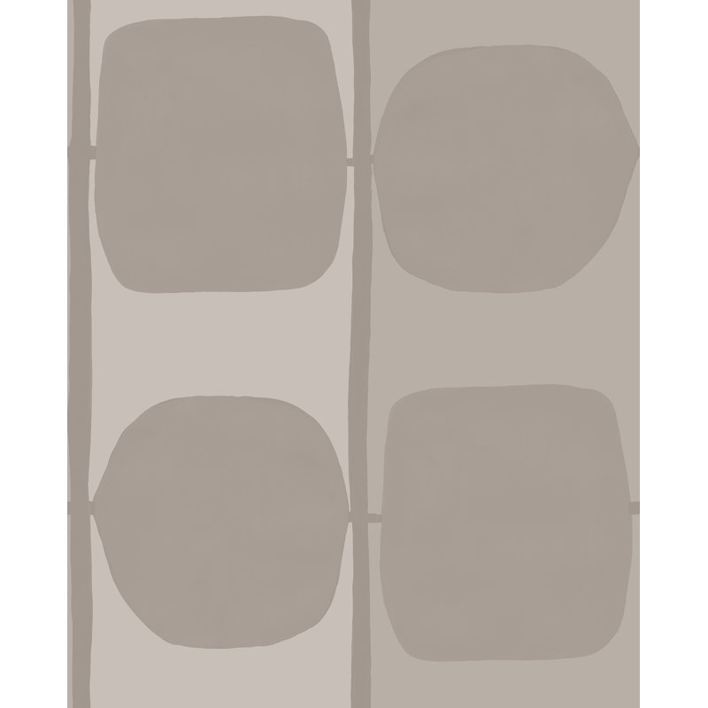 Susan Hable Geometric Wallpaper Double Roll by Susan Hable, Tonal Light Gray
