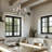 Leena 6 - Light Dimmable Chandelier