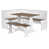 Walnut Top/White Base/Walnut/White Chair is out of stock selected