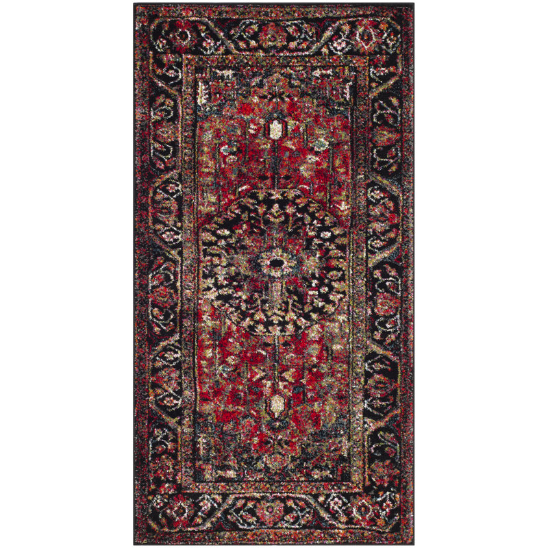 Wilber Oriental Area Rug, Rectangle 79 x 152 cm