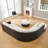 Corduroy With Faux Leather Modular Sectional-1756303157