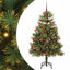 Artificial Hinged Christmas Tree with Cones-334923953-334923950