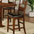 Vanni Upholstered Faux Leather Counter Stool