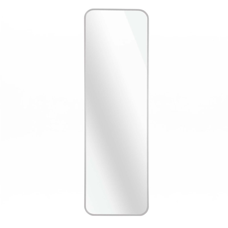 47 X 14"Door Mirror, White