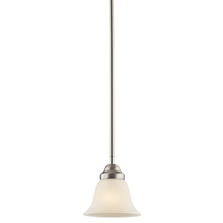 Scaggs 1 - Light Single Pendant, Brushed Nickel