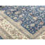 Wool Floral Area Rug in Blue/Beige