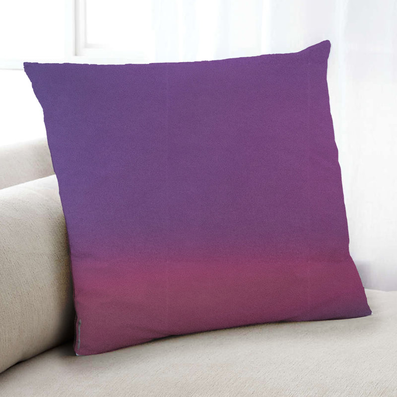 Coussin Color Focus, Microsuède