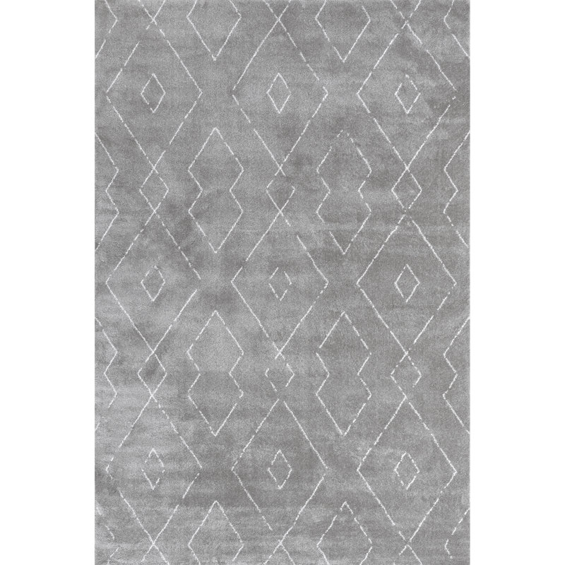 Harshad Geometric Indoor Rug, Rectangle 6' x 9'