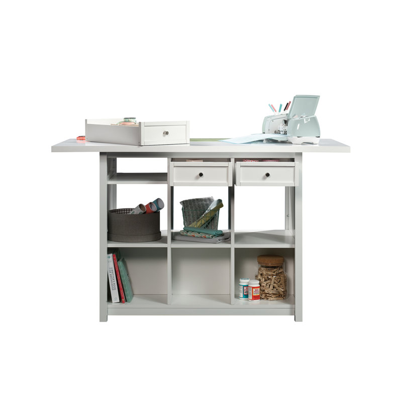 Teannan Craft Table, White