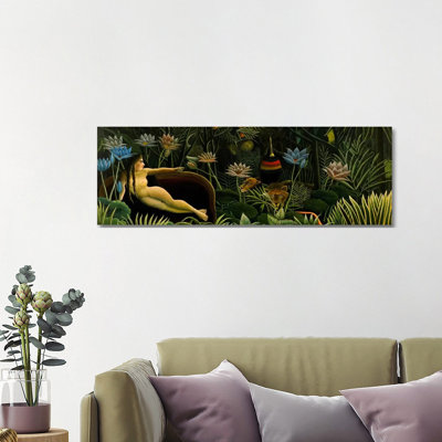 The Dream by Henri Rousseau - Wrapped Canvas Panoramic Painting