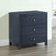 Table de chevet 3 tiroirs avec rangement spacieux et boutons modernes en or brossé, parfait pour les chambres à coucher organisées-2046544128