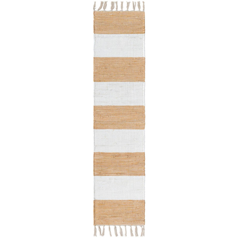 Tapis de couloir en coton Carlotta, Tapis de couloir 1 pi 2 po x 5 pi 1 po
