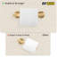Support mural pour papier hygiénique, conception pivotante à double poteau, acier inoxydable SUS 304, résistant à la rouille, installation facile pour la salle de bain, véhicule récréatif, montage horizontal ou vertical-108645749